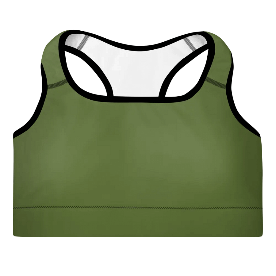 Elevate Your Workout with the Green Padded Sports Bra product image (1)