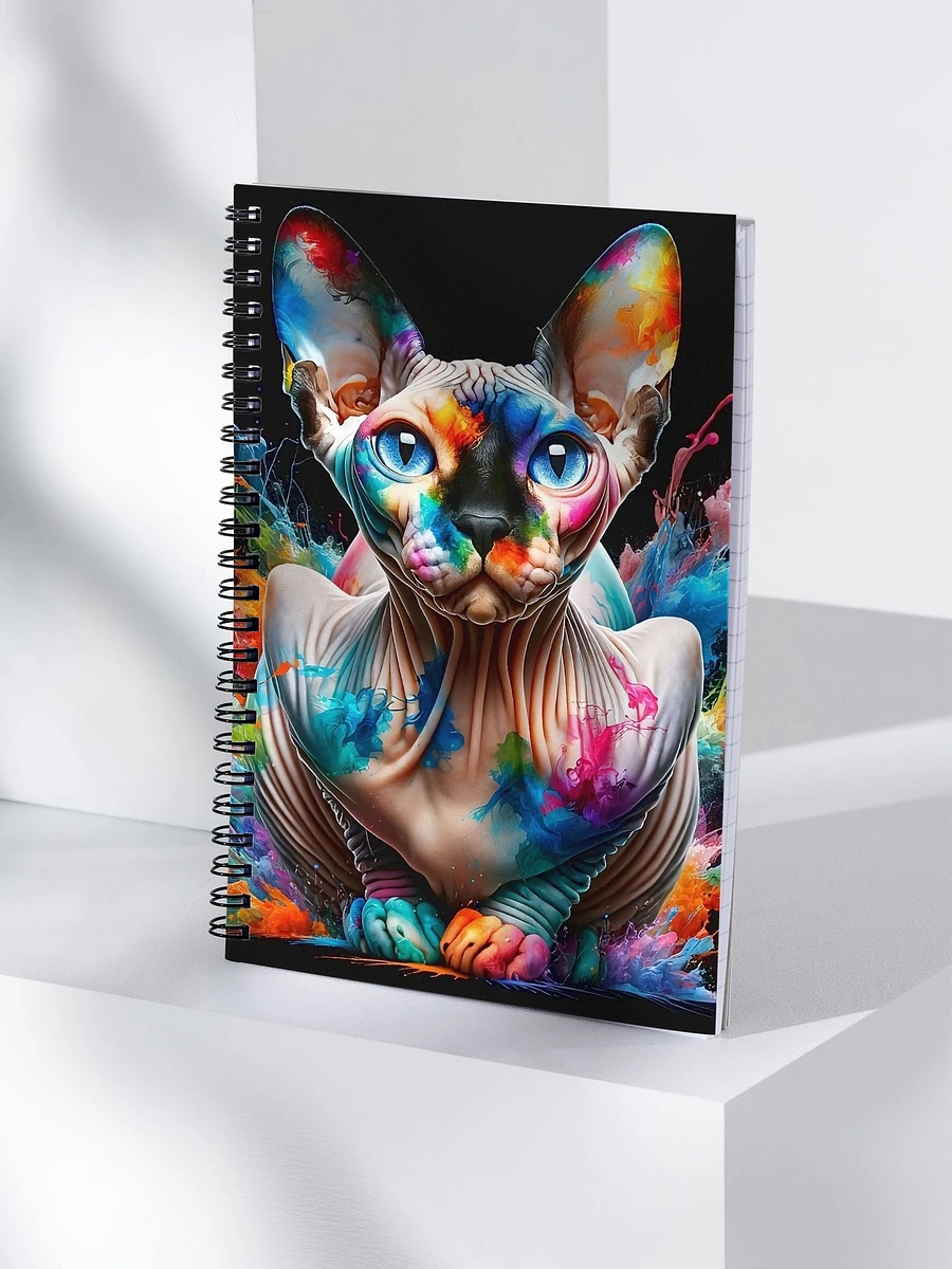 Spiral Notebook: Sphynx product image (4)