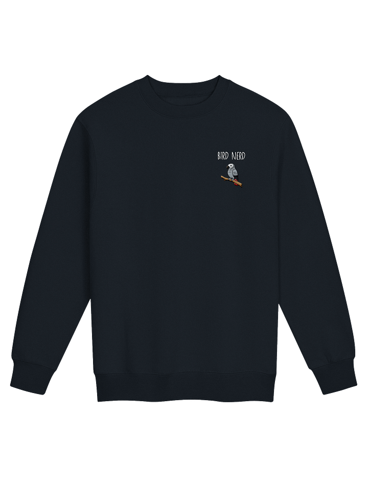 Bird Nerd Sweatshirt (White Letters) product image (1)