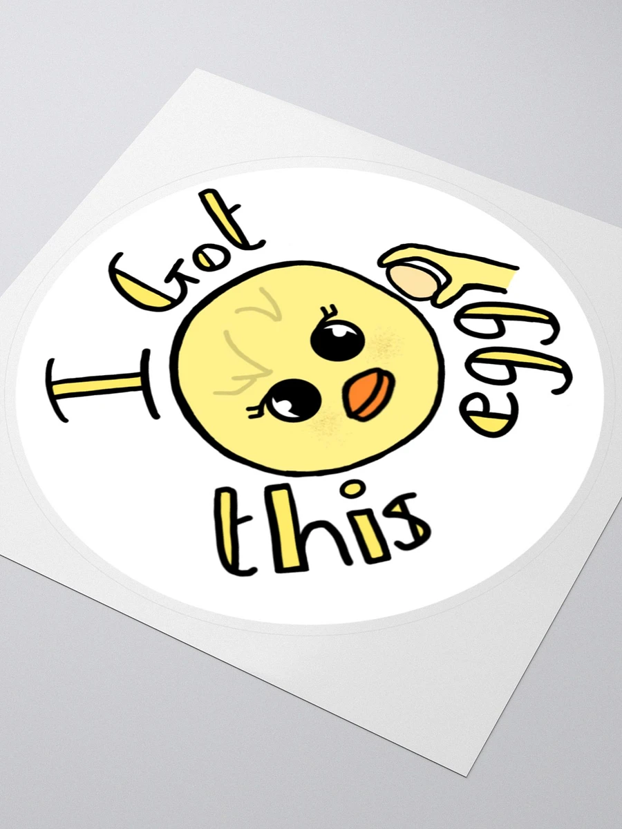 I got this egg large sticker product image (3)