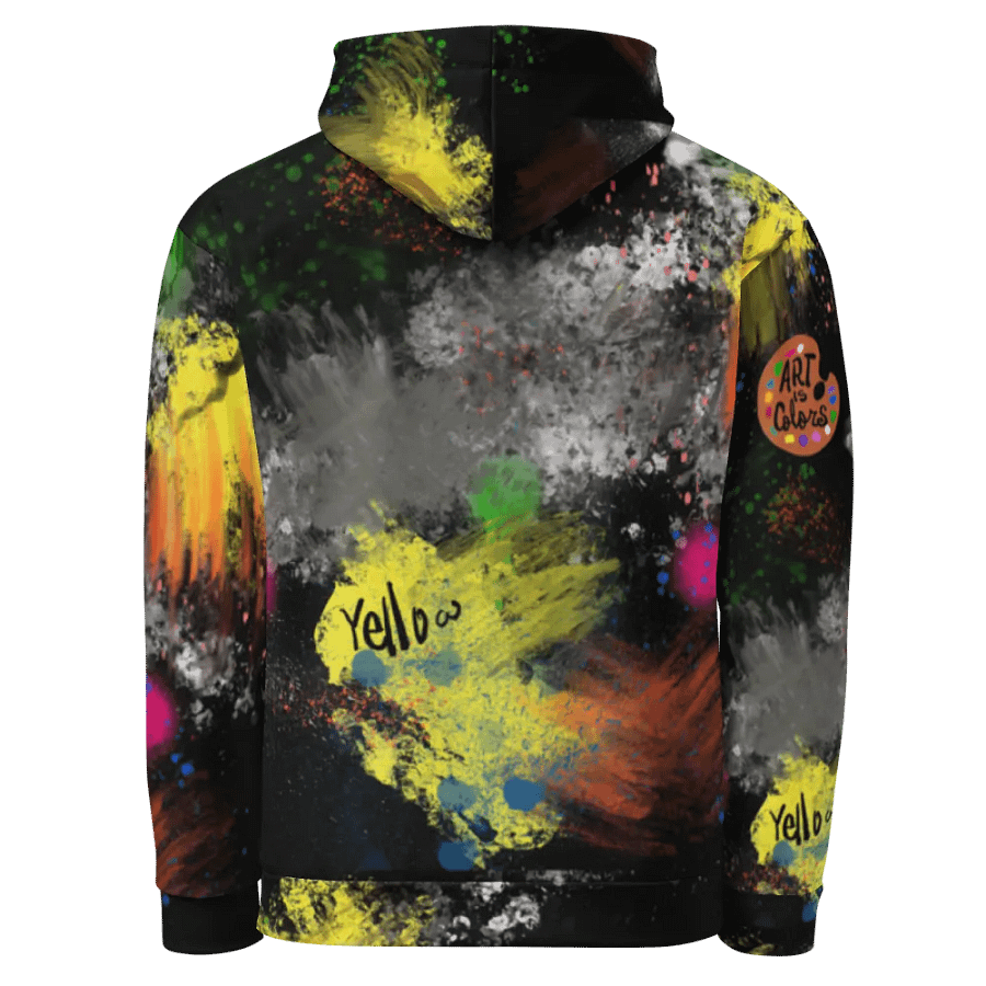 SplatterWear #1 Unisex Art Hoodie/Splash Colors product image (2)