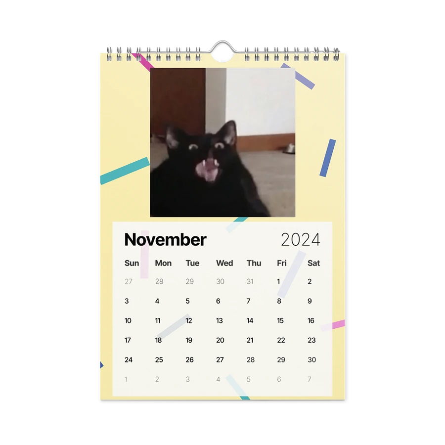 Wall Calendar (2024): Meme Cats product image (15)