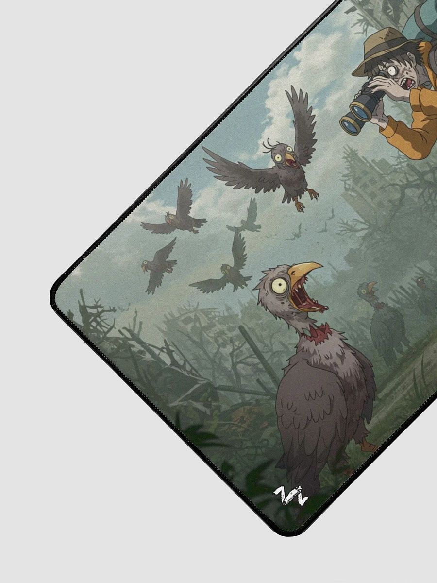 Exclusive Zombie Bird Watching Like A Zombie 03 Desk Mat product image (3)