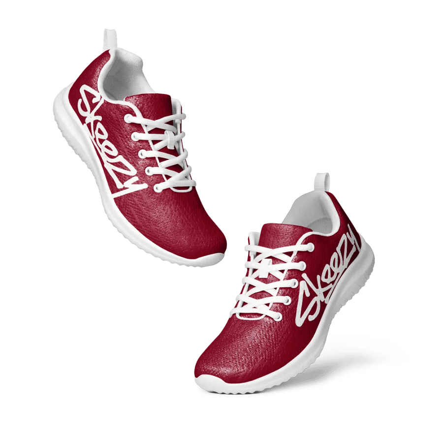 Solid Color Skeezy DRK RED/WHT product image (9)