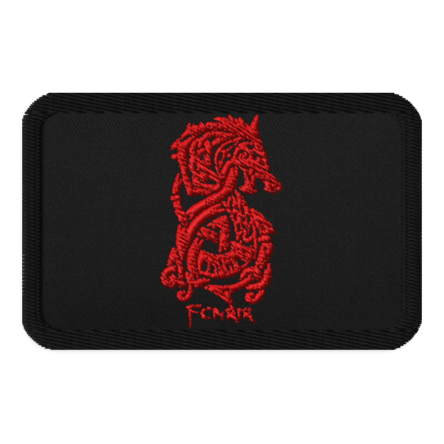 Fenrir's Fierce Embroidered Patch product image (1)