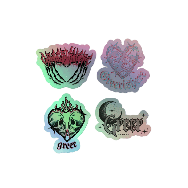 moody.. *HOLOGRAPHIC* Sticker Sheet set product image (2)