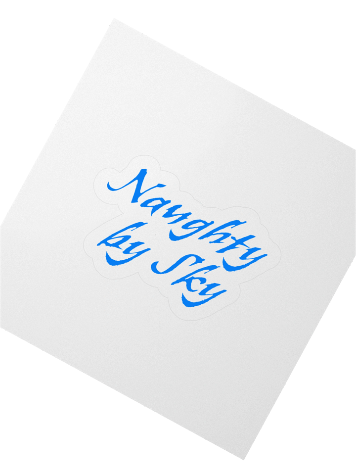 Naughty by Sky Sticker product image (2)