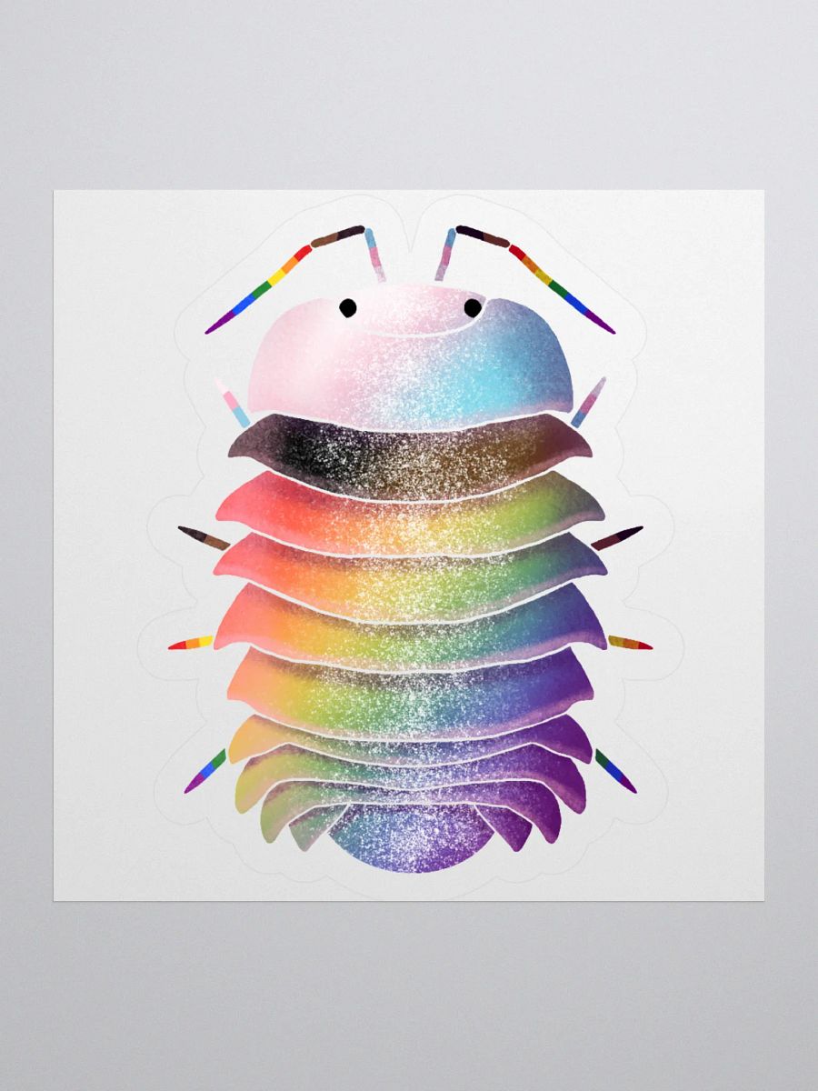 Progress Rainbow Isopod Sticker product image (2)