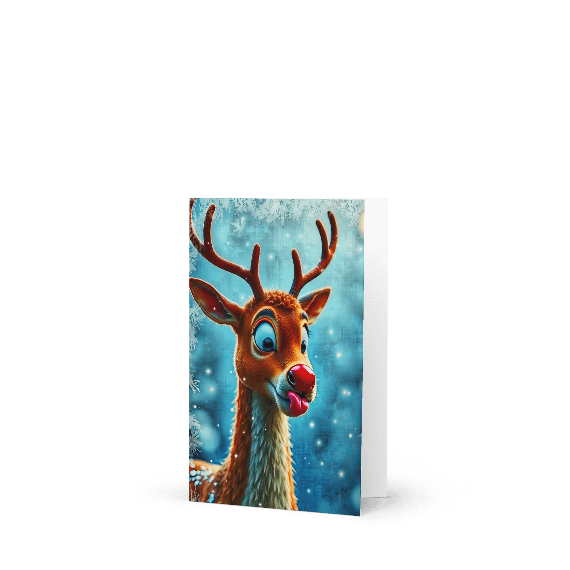 Cheery Reindeer Greeting Card product image (1)