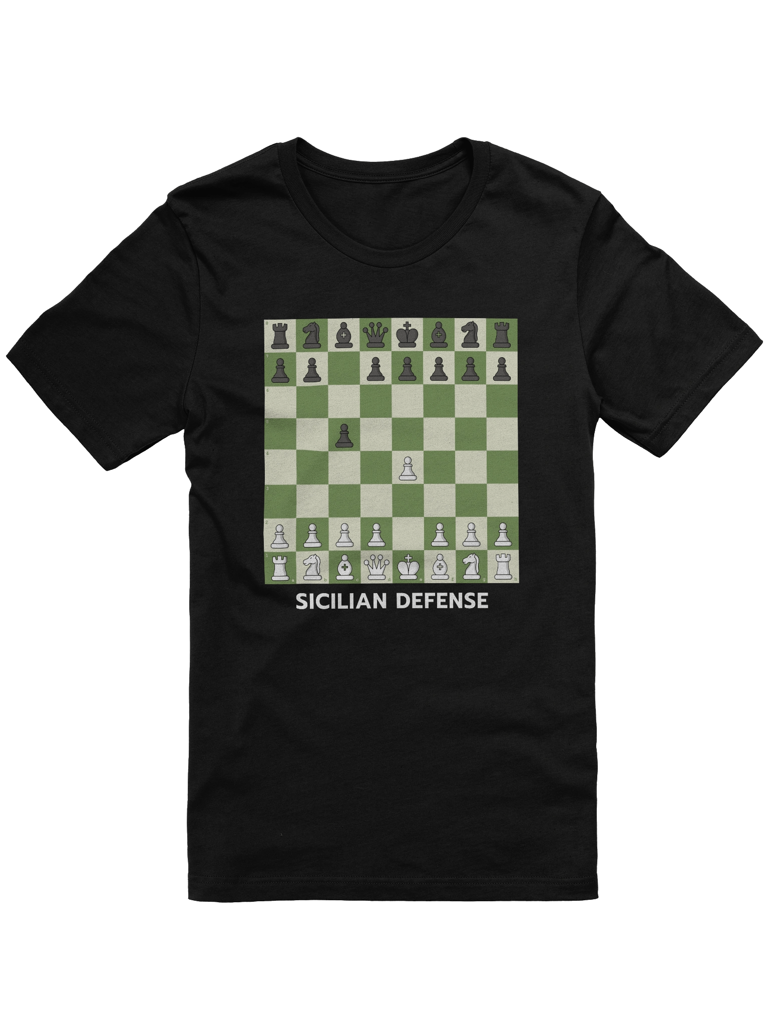 Sicilian Defense Chess T-shirt product image (1)