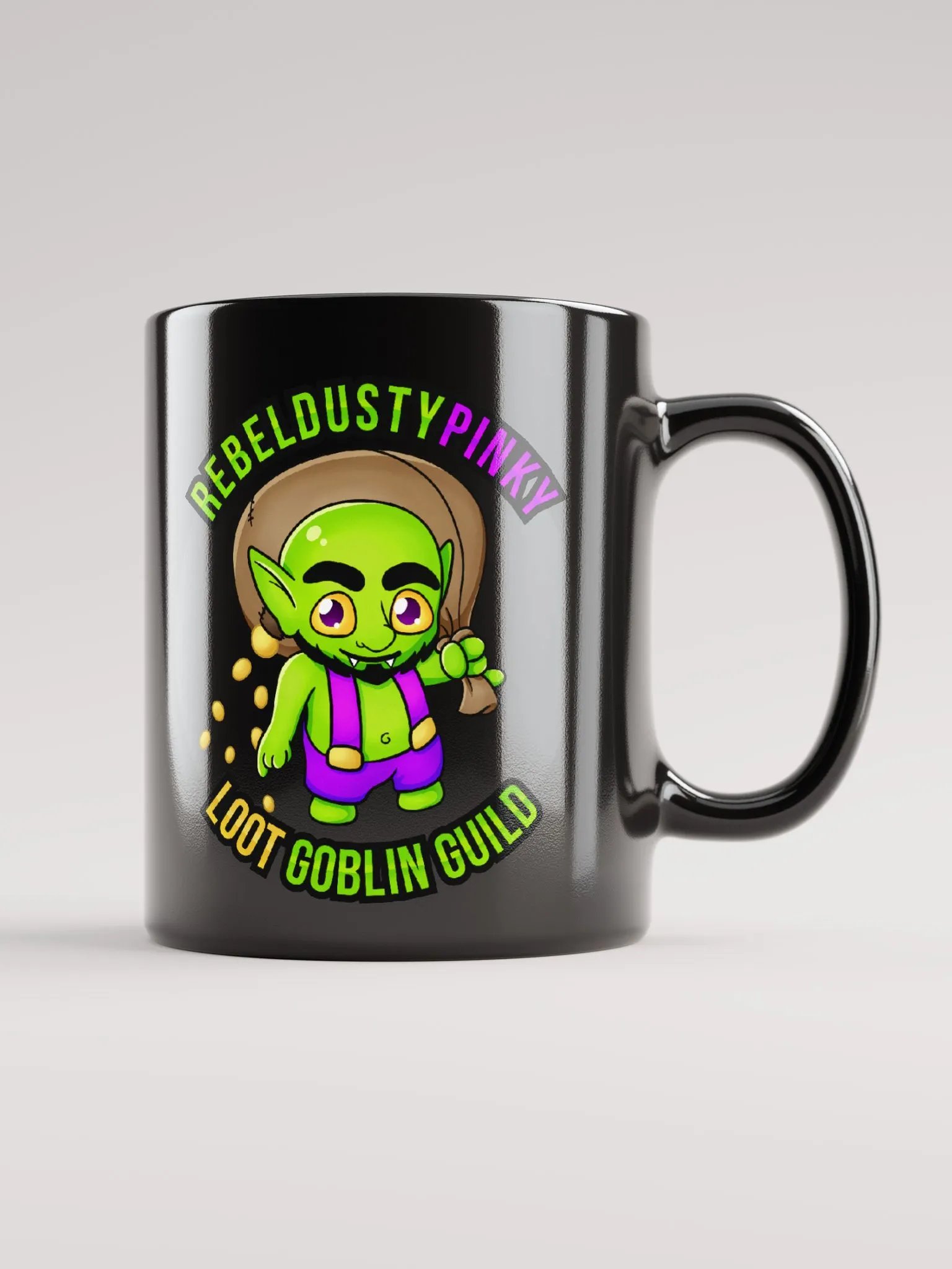 RebelDustyPinky Loot Goblin Guild Mug product image (1)