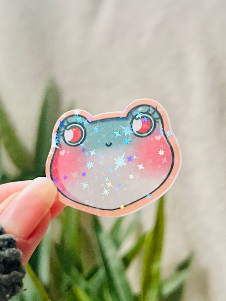 Lily Cutie Holographic sticker product image (2)