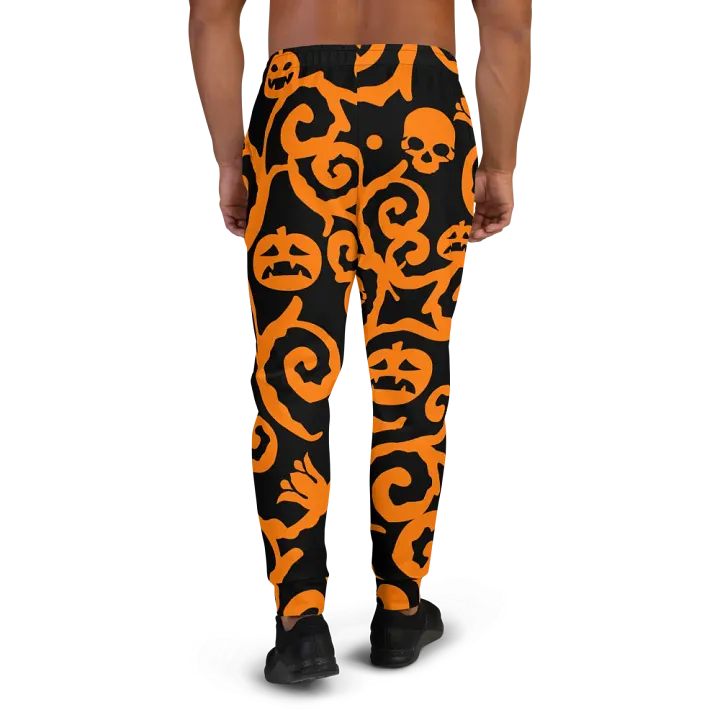 Scary Pumpkins Skull Men's Joggers product image (2)