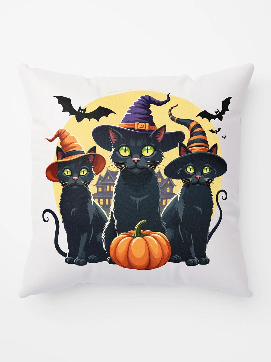 Witchy Cats Halloween Pillow product image (5)