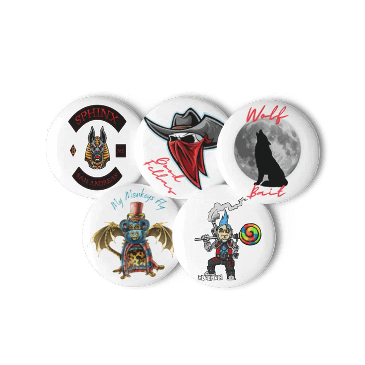 5 Piece Pin Set. Collectors Edition. product image (2)