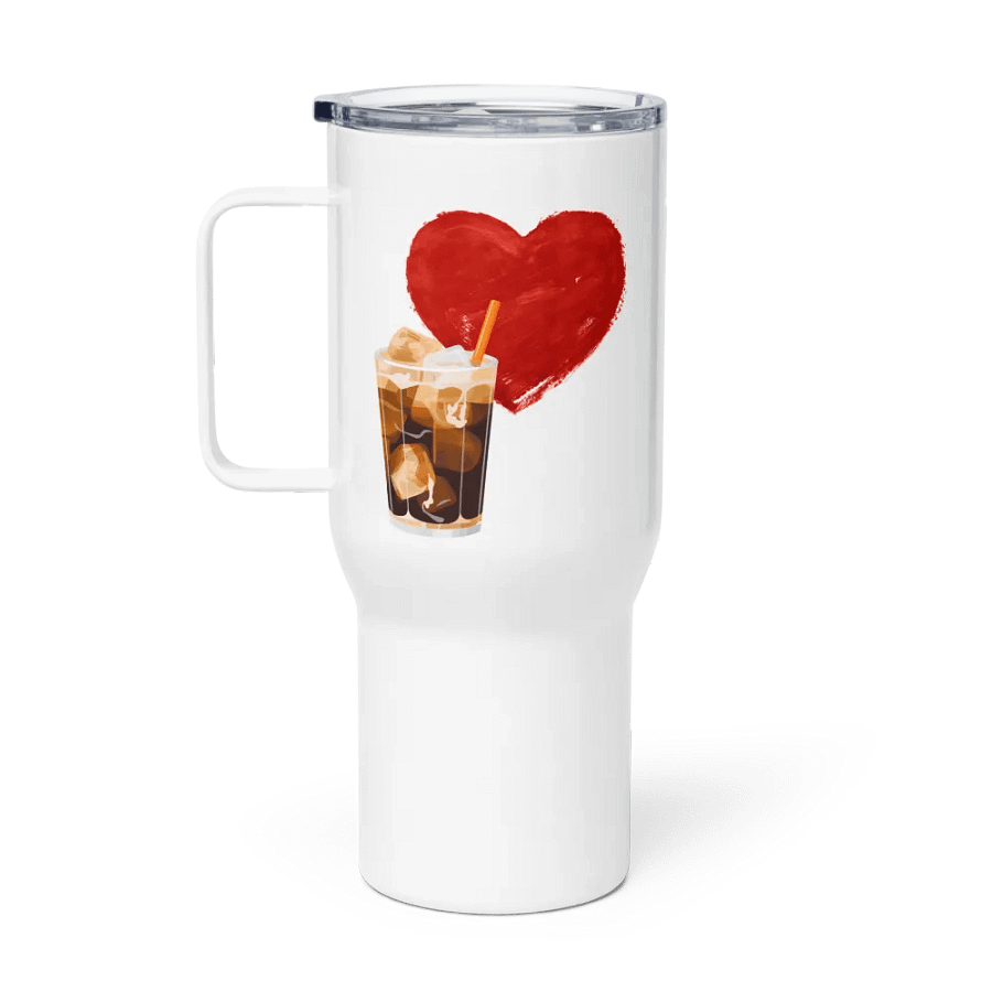 I Heart Iced Coffee Travel Mug product image (1)