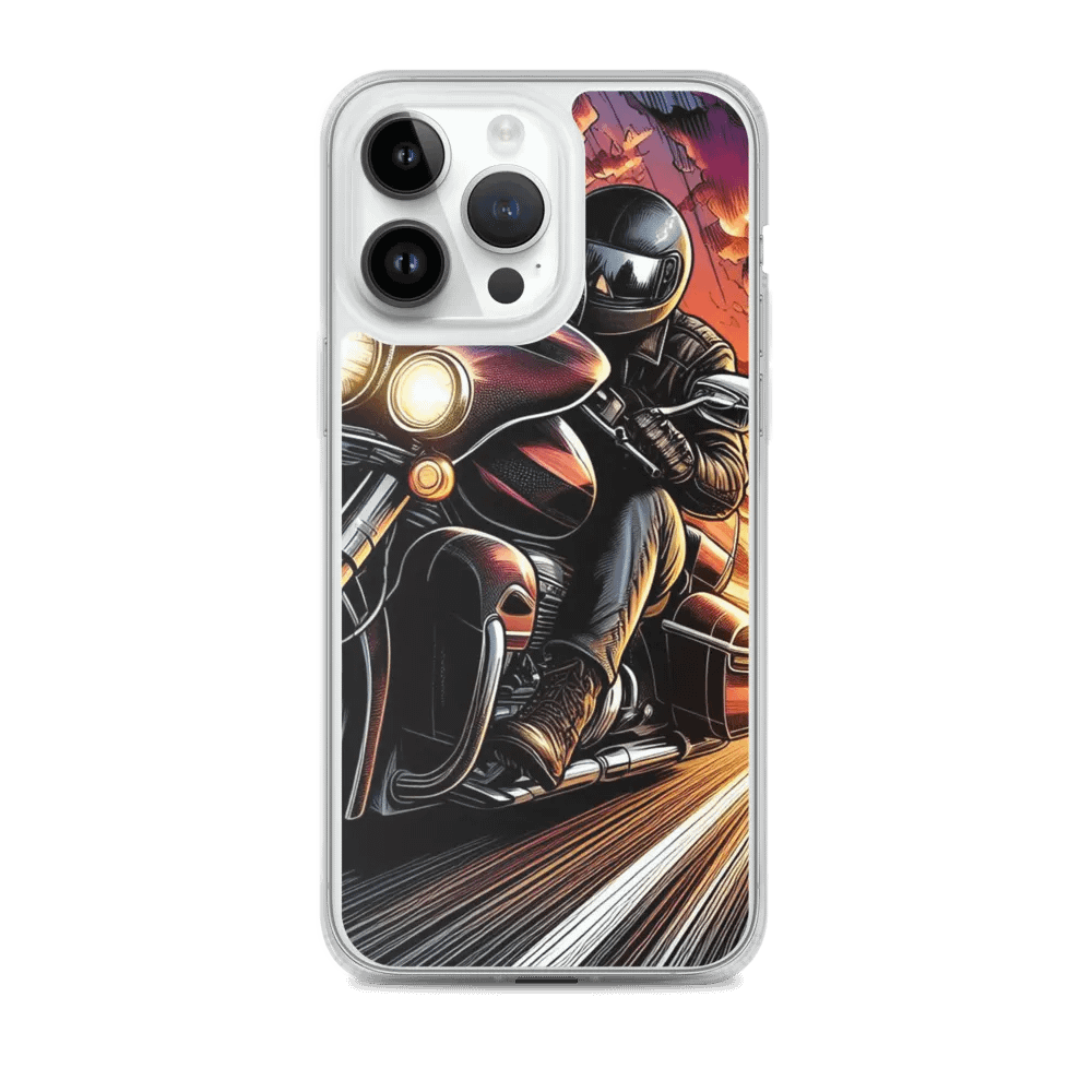 Sunset Rider iPhone® Case | | Ai Design Roads never end product image (2)