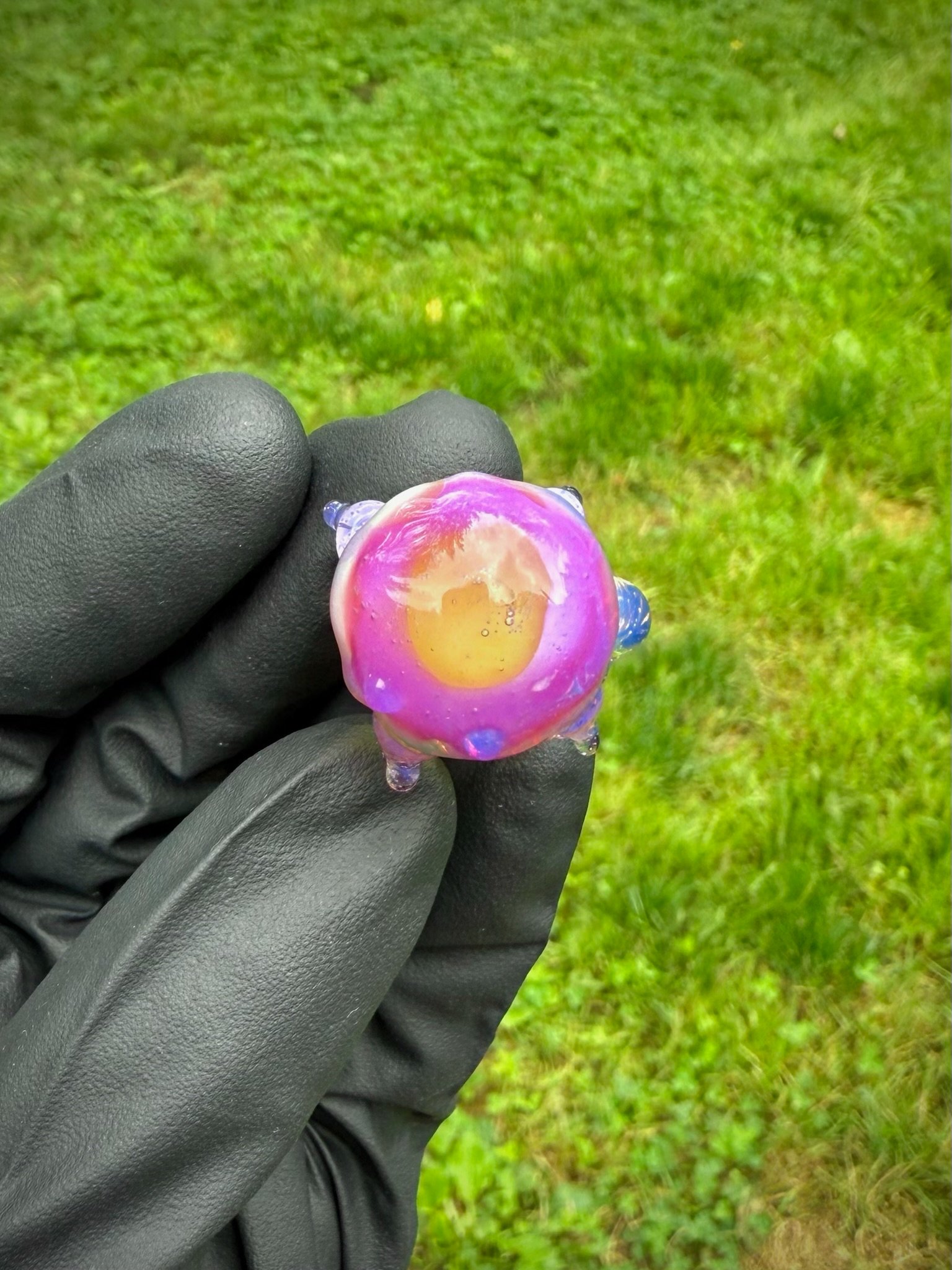 Pink Floatfish Jellyfish Glass Trinket product image (2)