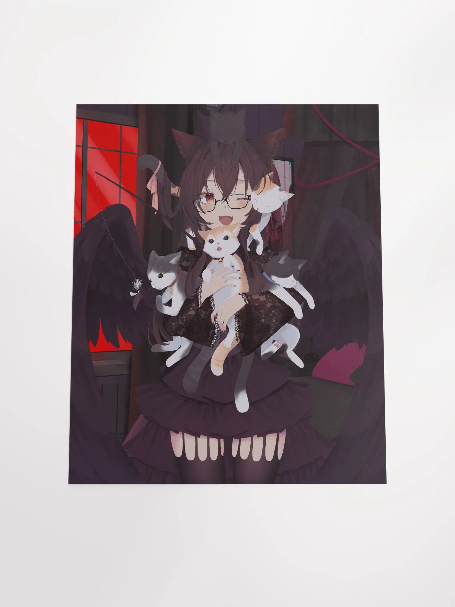 Mizuki and Cats Poster product image (4)