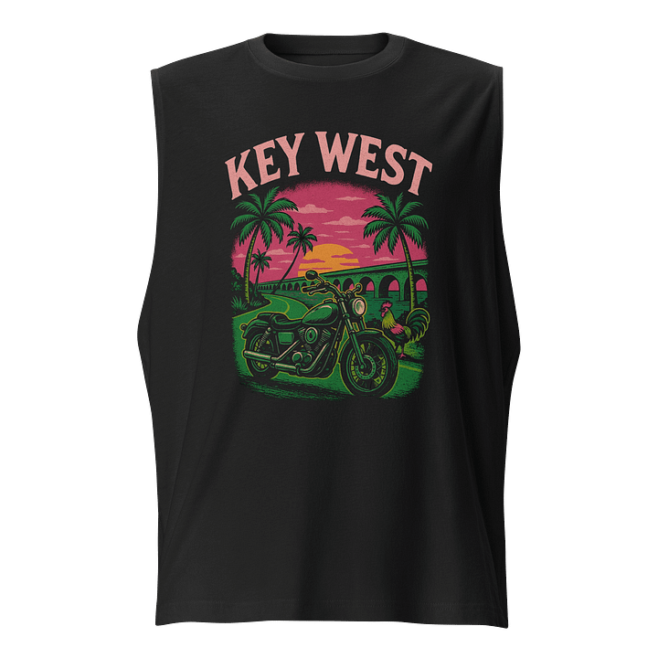Key West Rider Rooster Men's Tank Top product image (2)