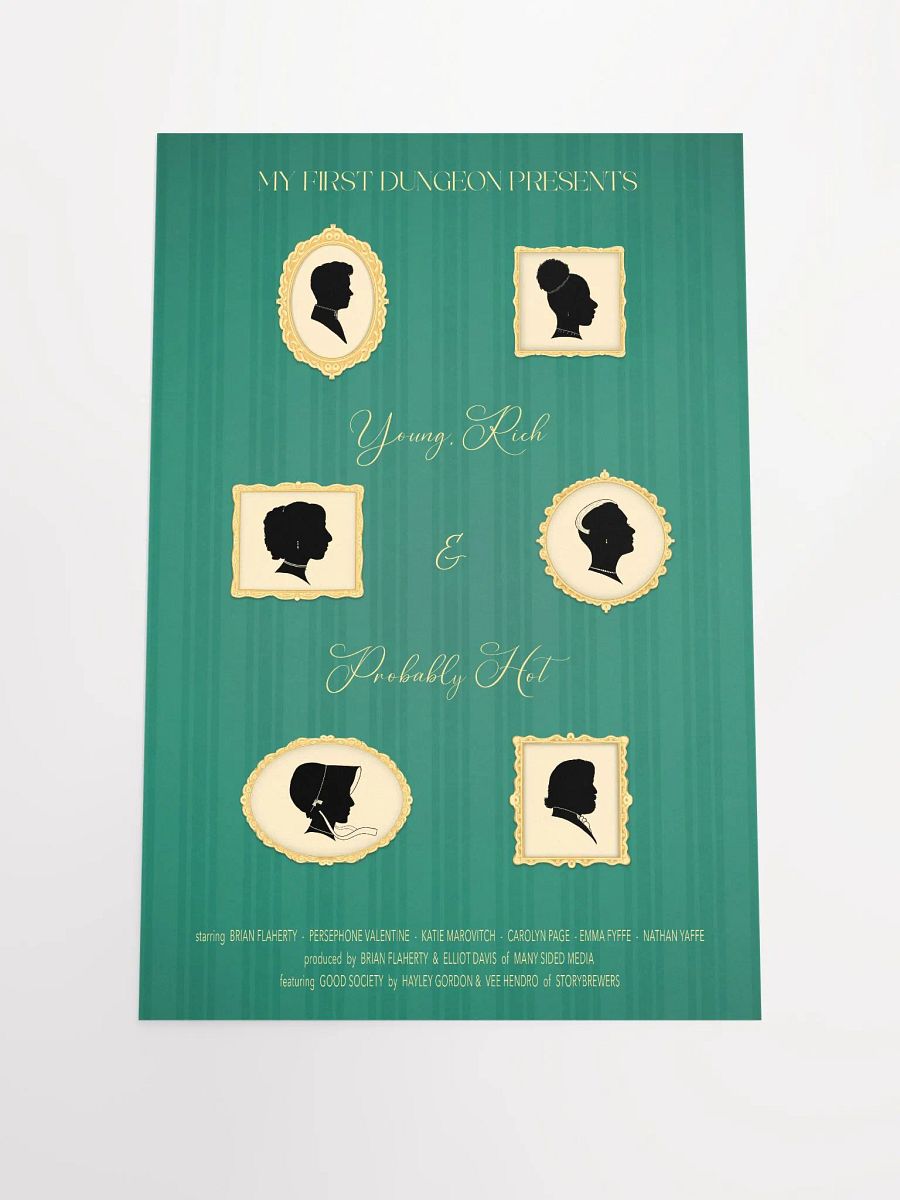 Young, Rich & Probably Hot - Good Society Poster product image (1)