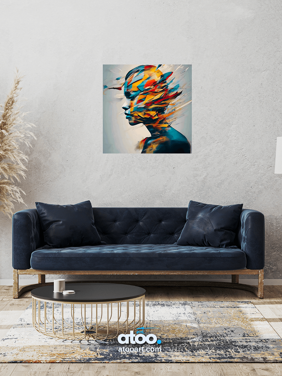Understanding Women | Anger at Yourself | Canvas Artistic Painting product image (3)