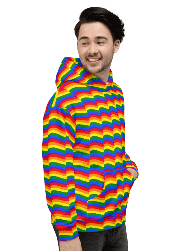 Rainbow hoodie product image (3)