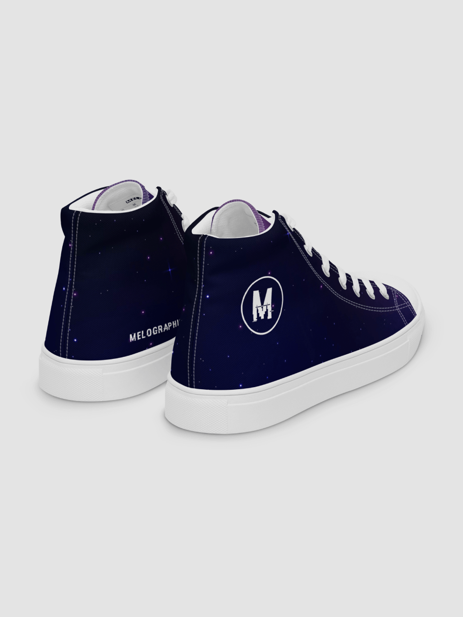 Grape Galaxy Quest - Women's High Tops | #MadeByMELO product image (7)