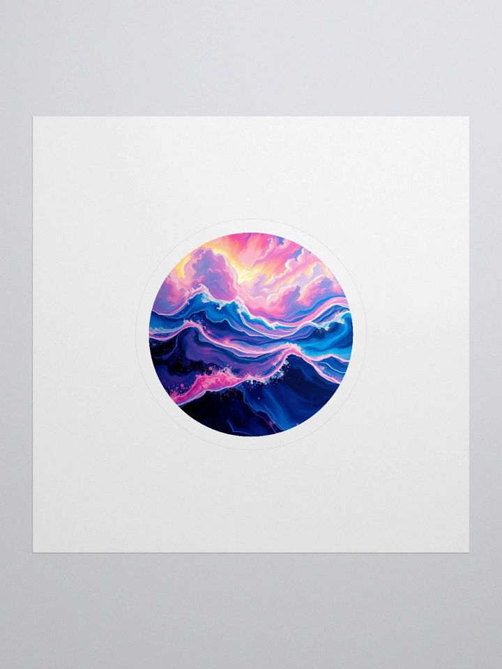 Dreamy Ocean Waves Stickers product image (1)