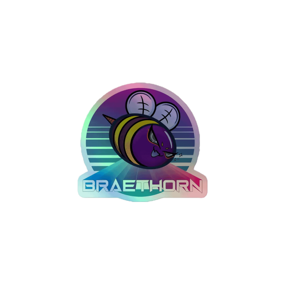 Holographic RGBee Braethorn Sticker product image (1)