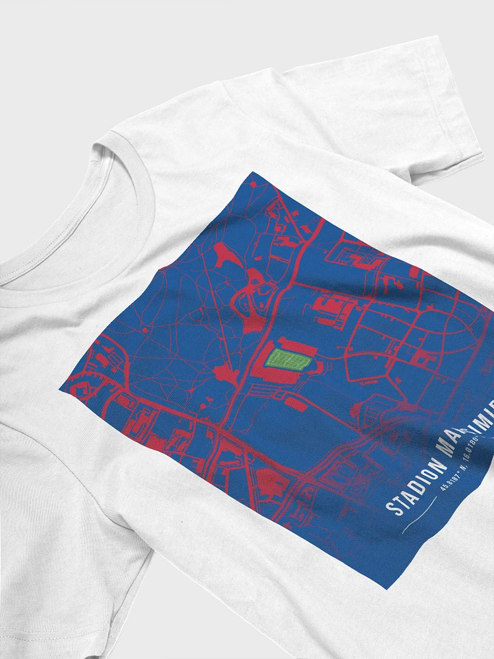 Stadion Maksimir Map Design T-Shirt product image (2)