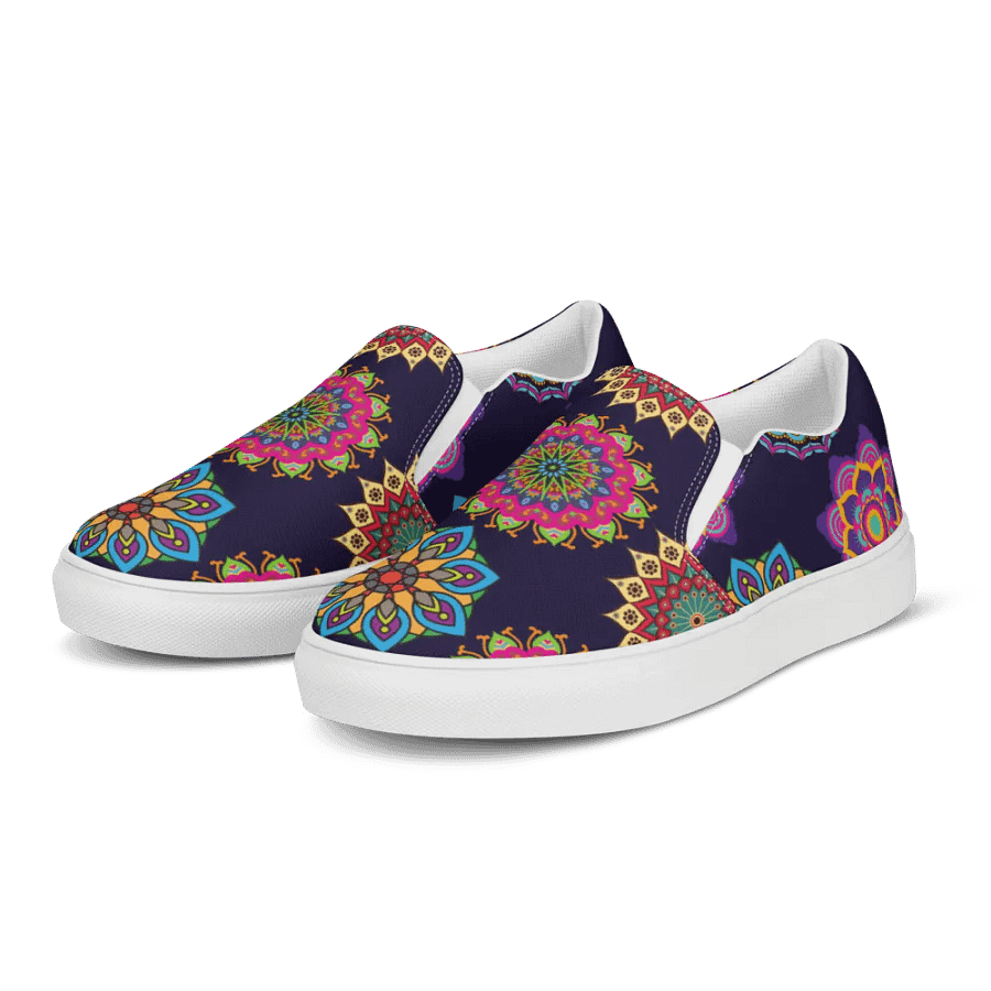Kaleidoscope Mandala Slip-Ons product image (6)