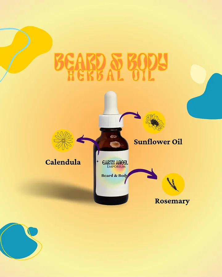 Herbal Beard & Body Oil product image (1)