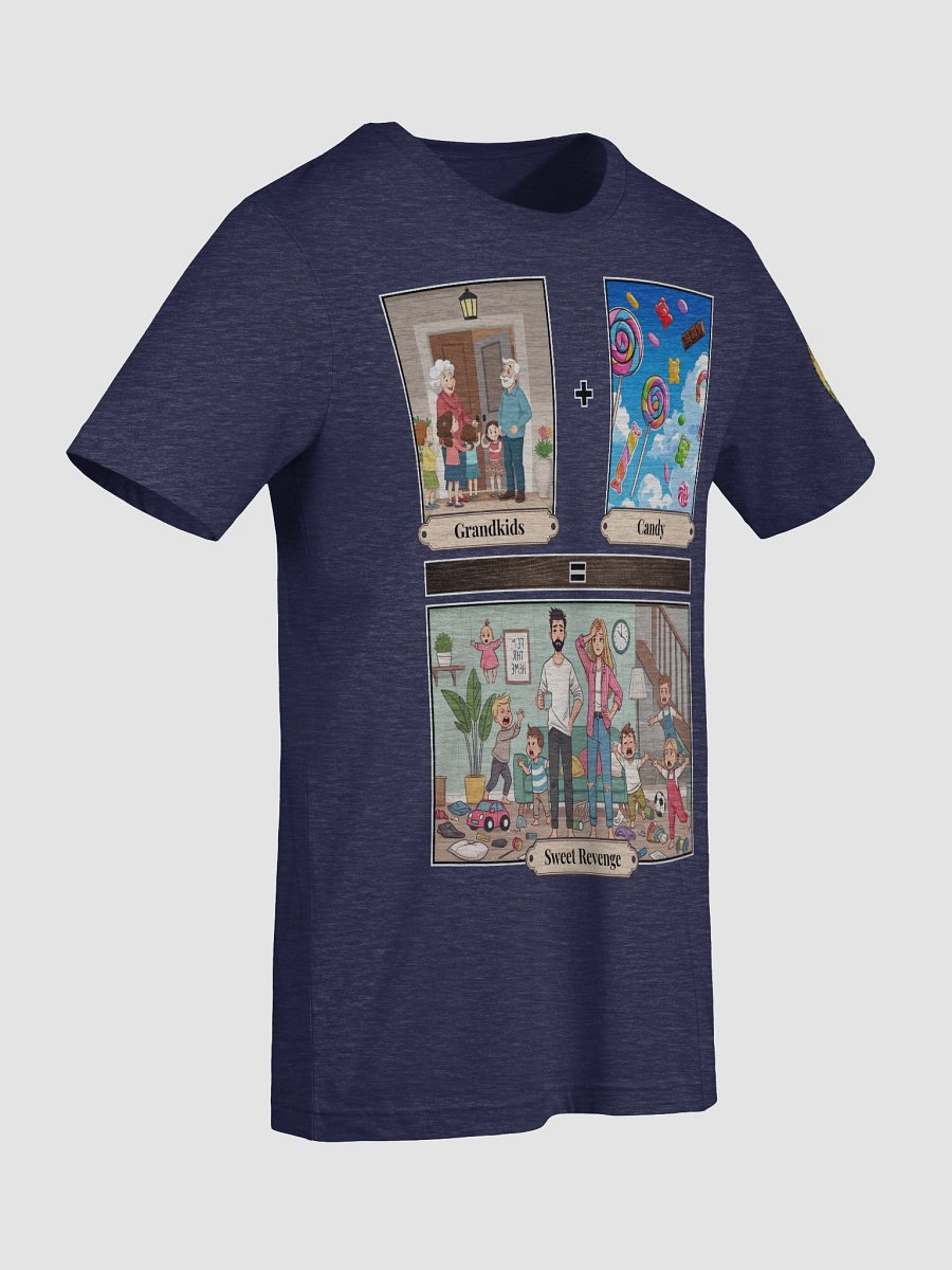 Grandkids + Candy = Sweet Revenge (Both) Bella+Canvas Supersoft T-Shirt Colors (2) product image (98)