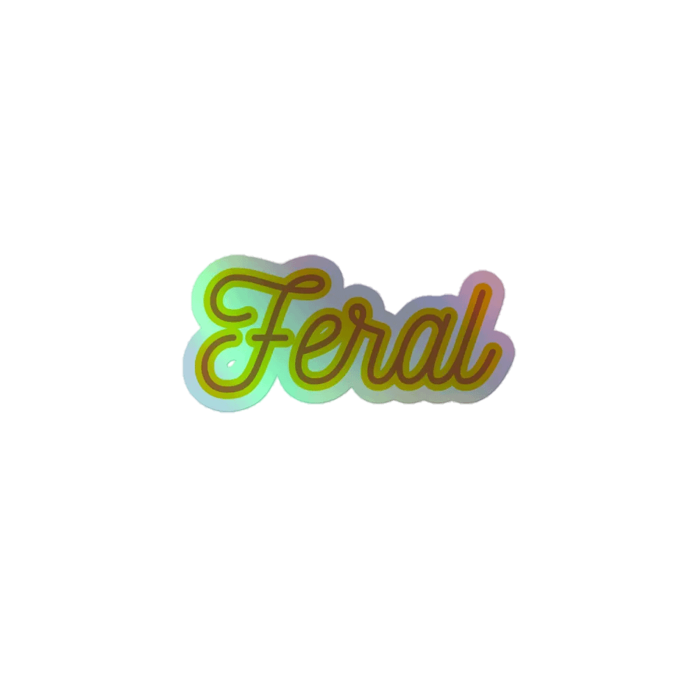 Feral Shiny Sticker product image (1)