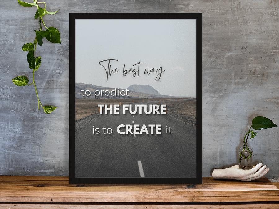 Create your future frame poster product image (1)