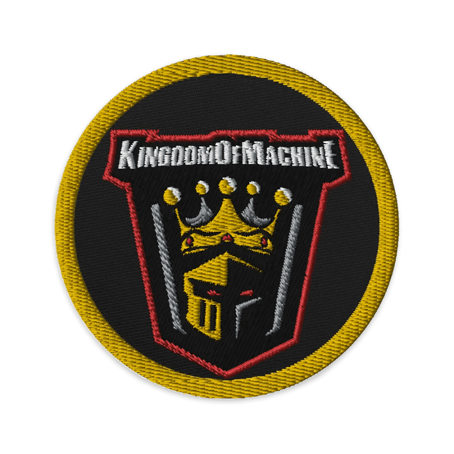 E-Sport patch round gold product image (1)