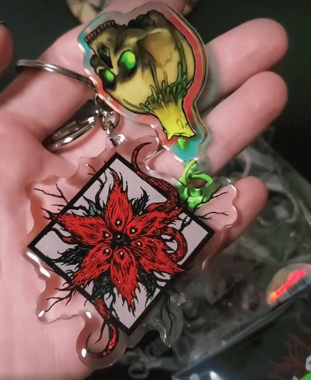 Glitter Hellbloom Keychain product image (3)