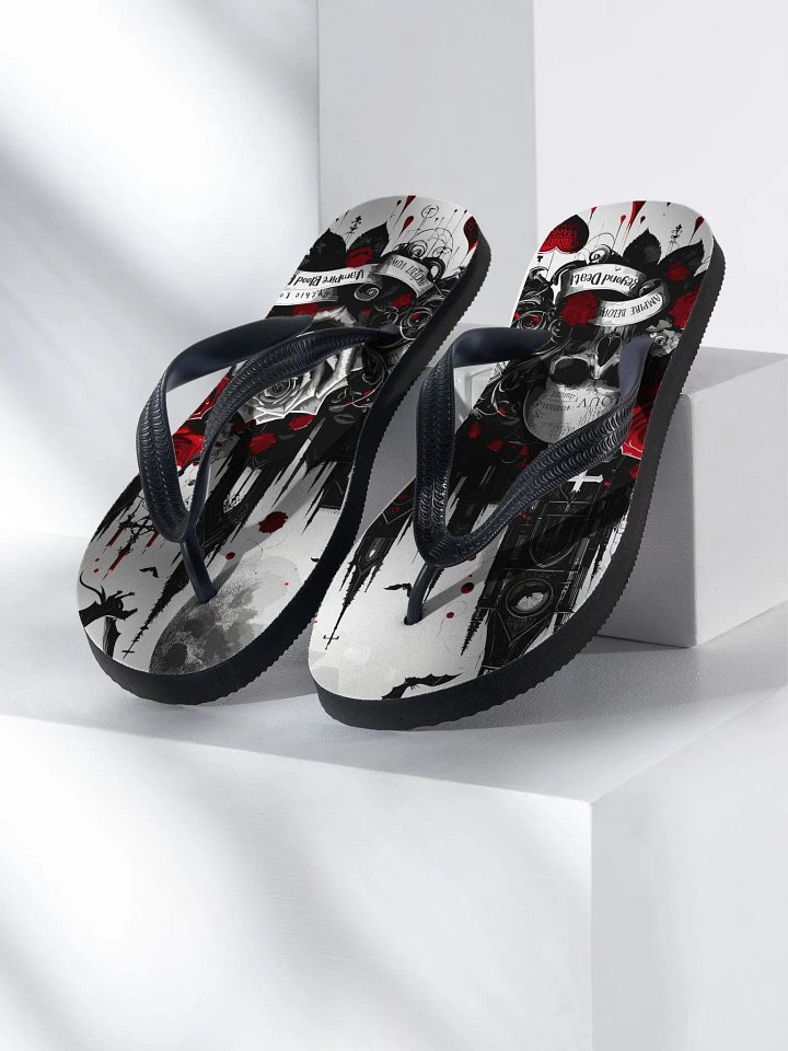 Beyond Death - Gothic Vampire Flip Flops product image (1)