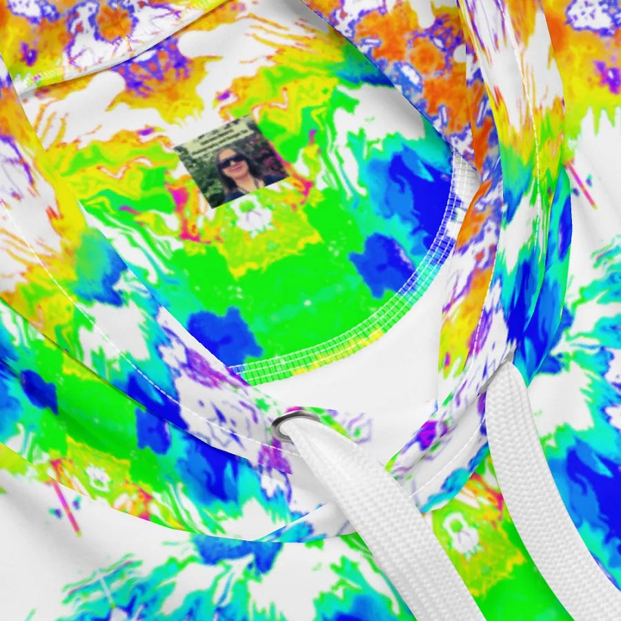 Abstract Vibrant Melting Daisy Flower Unisex Hoodie product image (7)