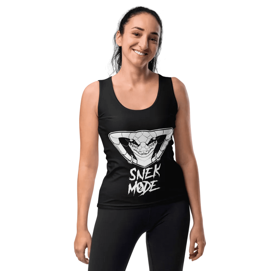 Snek Mode Fitted Tank Top product image (10)
