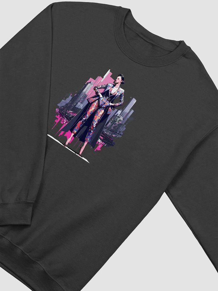 Neon Cityscape Fashion Crewneck product image (6)