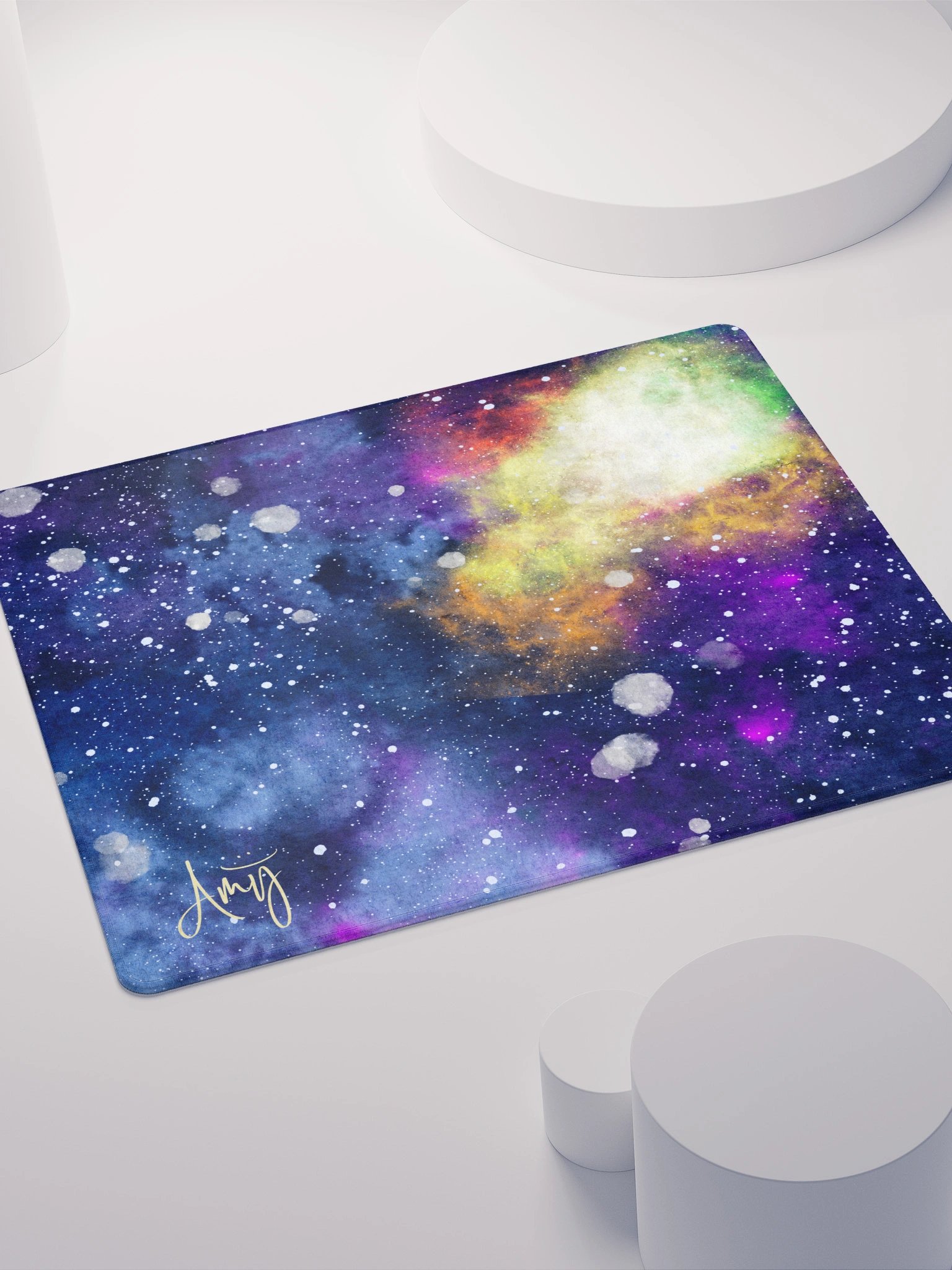 Watercolor Galaxy Gaming Mousepad product image (3)