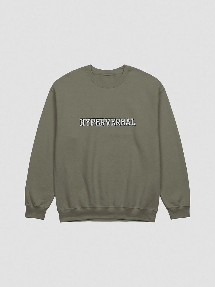 HYPERVERBAL (lg. design) embroidered crewneck product image (16)