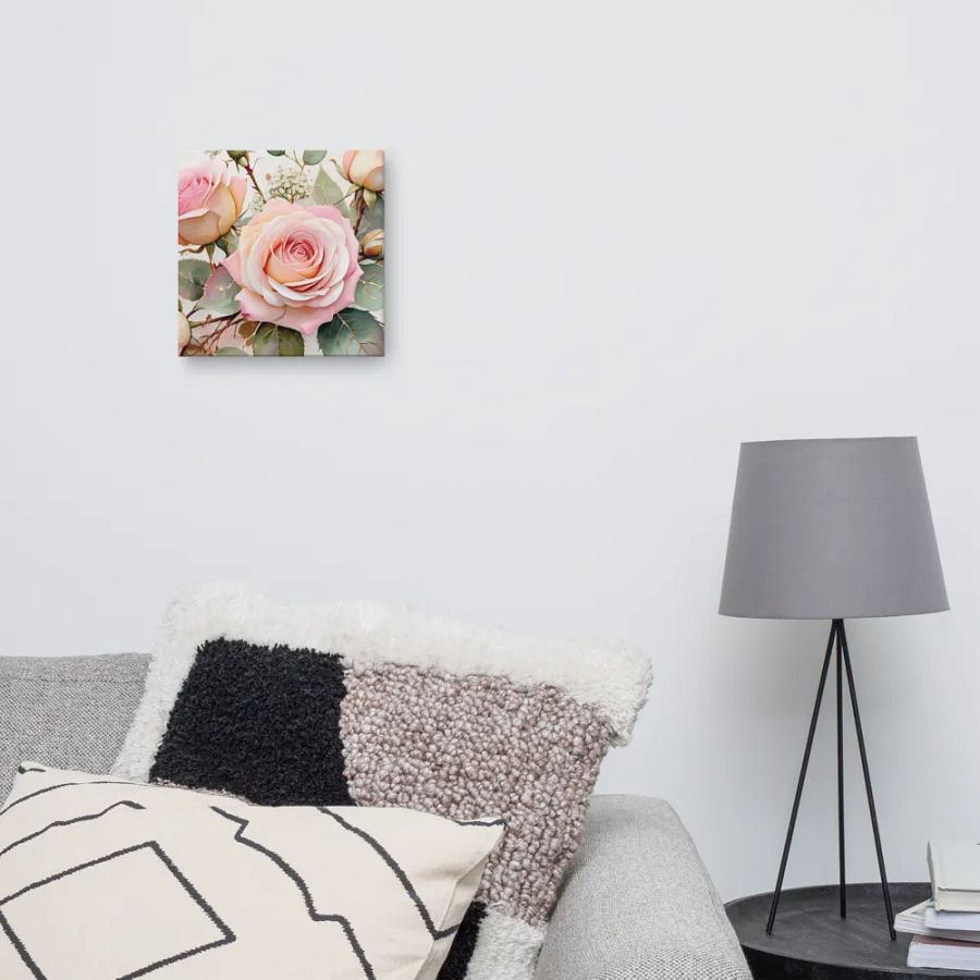 Golden Blush Bouquet Canvas product image (15)
