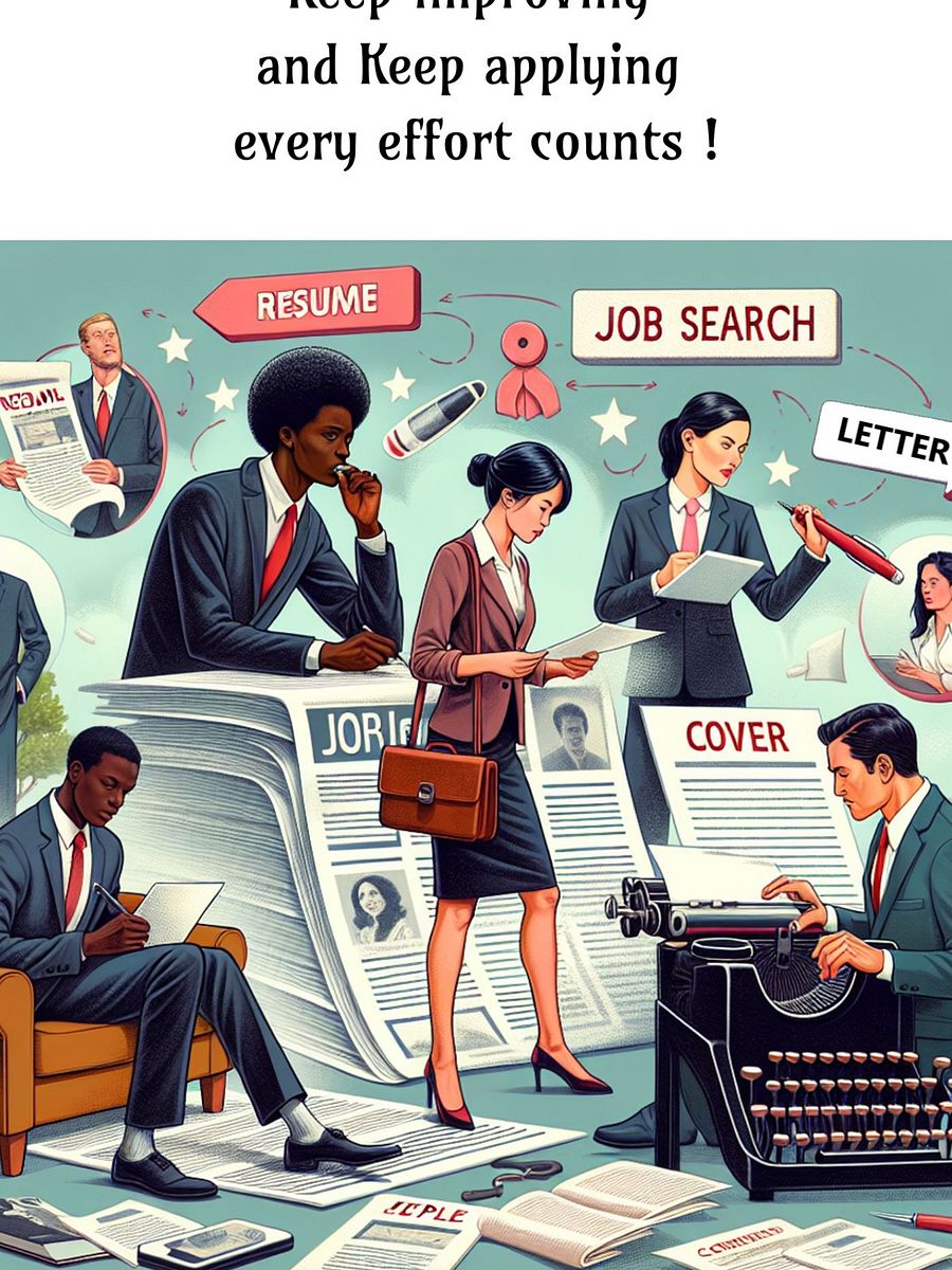 Set of 6 printable motivational flyers to find a job product image (3)