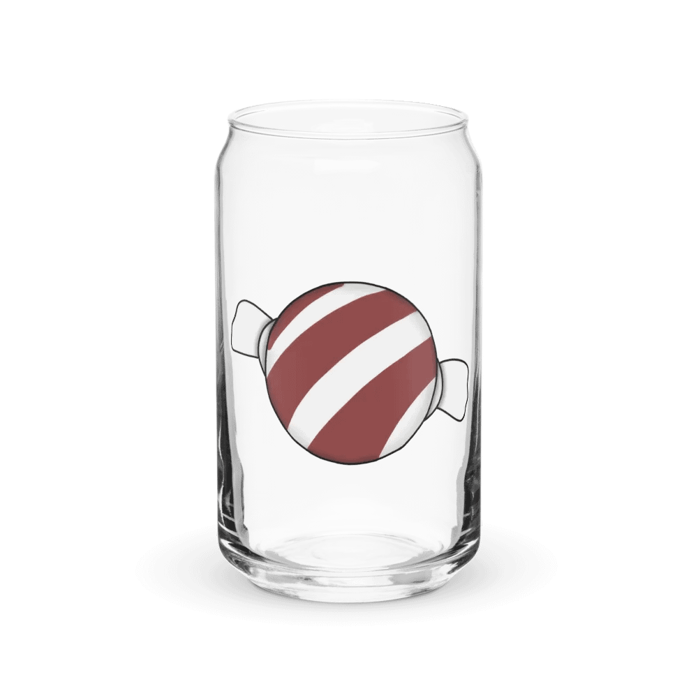 Peppermint drinking glass product image (1)