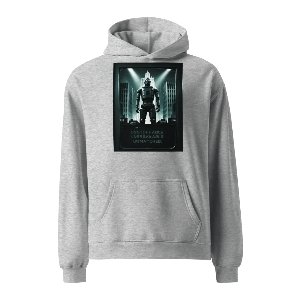 Unstoppable, Unbreakable, Unmatched Art Deco Robot Hoodie product image (3)