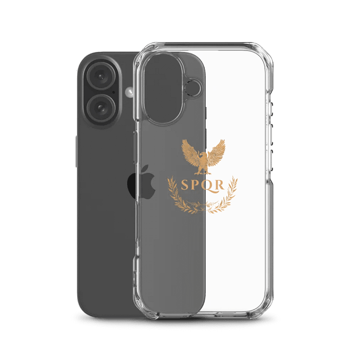 Gold - SPQR Clear iPhone Case product image (50)