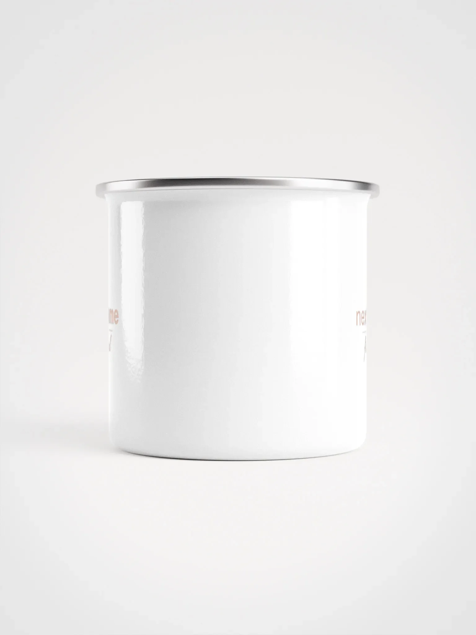 Wanderlust Enigma Enamel Mug with Pink Logotype product image (2)